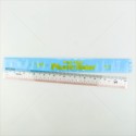 ตราเครื่องบิน ไม้บรรทัด PVC 12นิ้ว <1/72> ใส